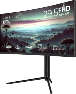 GAME HERO 29.5 inch Curved Ultrawide Gaming Monitor