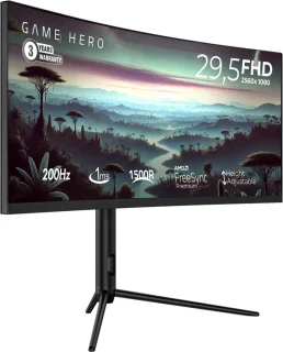 GAME HERO 29.5 inch Curved Ultrawide Gaming Monitor