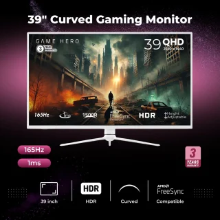 GAME HERO 39 inch QHD Curved Gaming Monitor