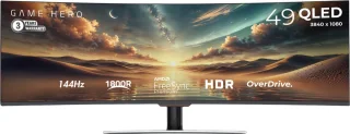 GAME HERO 49 inch UltraWide QLED Monitor 144Hz