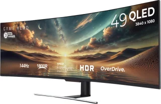 GAME HERO 49 inch UltraWide QLED Monitor 144Hz