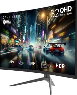 GAME HERO Curved QHD VA Gaming Monitor 32 inch