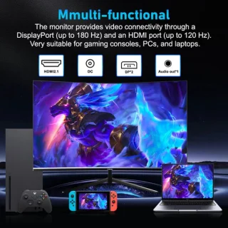 Gaming monitor 24 inch FHD 180 Hz - 1920 x 1080 - VA-paneel
