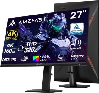Gaming monitor 27 inch 4K UHD 160 Hz dual mode