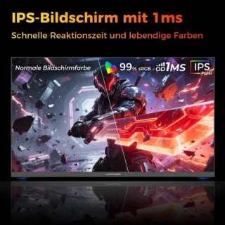 Gaming monitor 27 inch QHD 2560 x 1440 - IPS-paneel