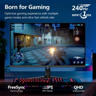 Gaming monitor 27 inch QHD 2560x1440