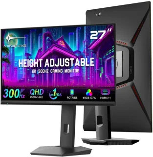 Gaming monitor 27 inch QHD 300 Hz
