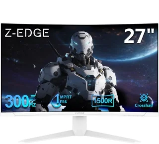 Gaming monitor - 27 inch - wit, gebogen
