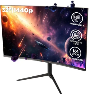 Gaming monitor curved - 32 inch QHD-montor
