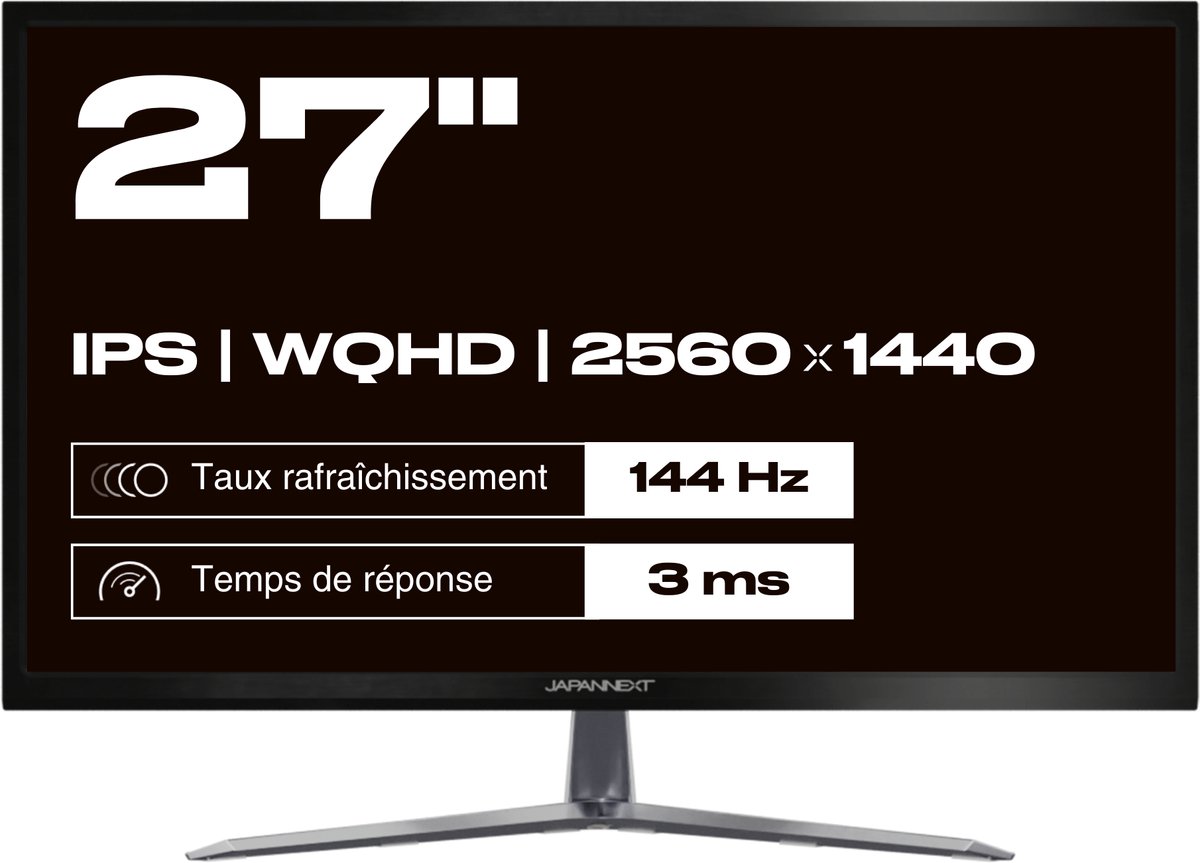 Gaming PC-scherm 27" IPS WQHD 144Hz