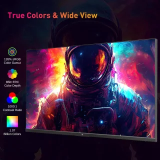 Gamingmonitor 24-inch 2560x1440 IPS 180Hz FreeSync G-Sync