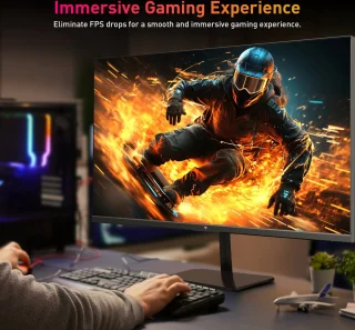 Gamingmonitor 24-inch 2560x1440 IPS 180Hz FreeSync G-Sync