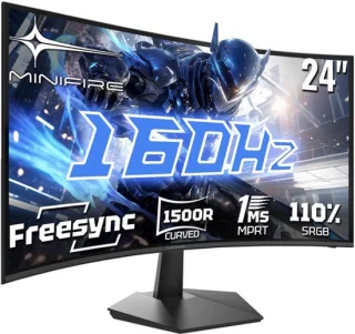 Gamingmonitor – 24 inch, gebogen