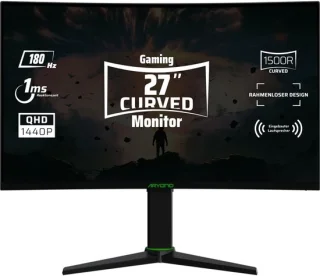 Gamingmonitor 27 inch QHD gebogen