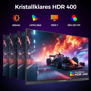 Gamingmonitor 27 inch UHD 4K 160Hz – Rapid IPS 1ms OD – 130% sRGB HDR400 – HDMI 2.1 DisplayPort VESA – scherm voor games en films