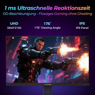 Gamingmonitor 27 inch UHD 4K 160Hz – Rapid IPS 1ms OD – 130% sRGB HDR400 – HDMI 2.1 DisplayPort VESA – scherm voor games en films