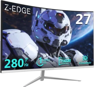 Gebogen gamingmonitor 27 inch 280Hz FHD wit