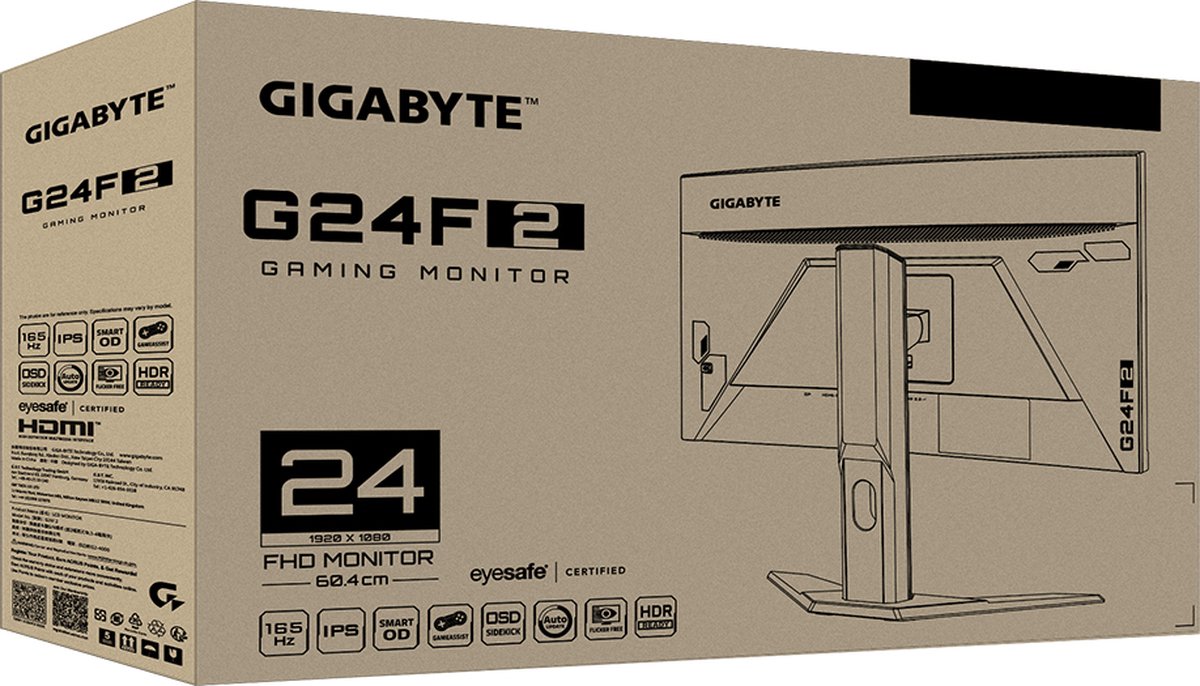 Gigabyte G24F 23,8" Full HD Monitor
