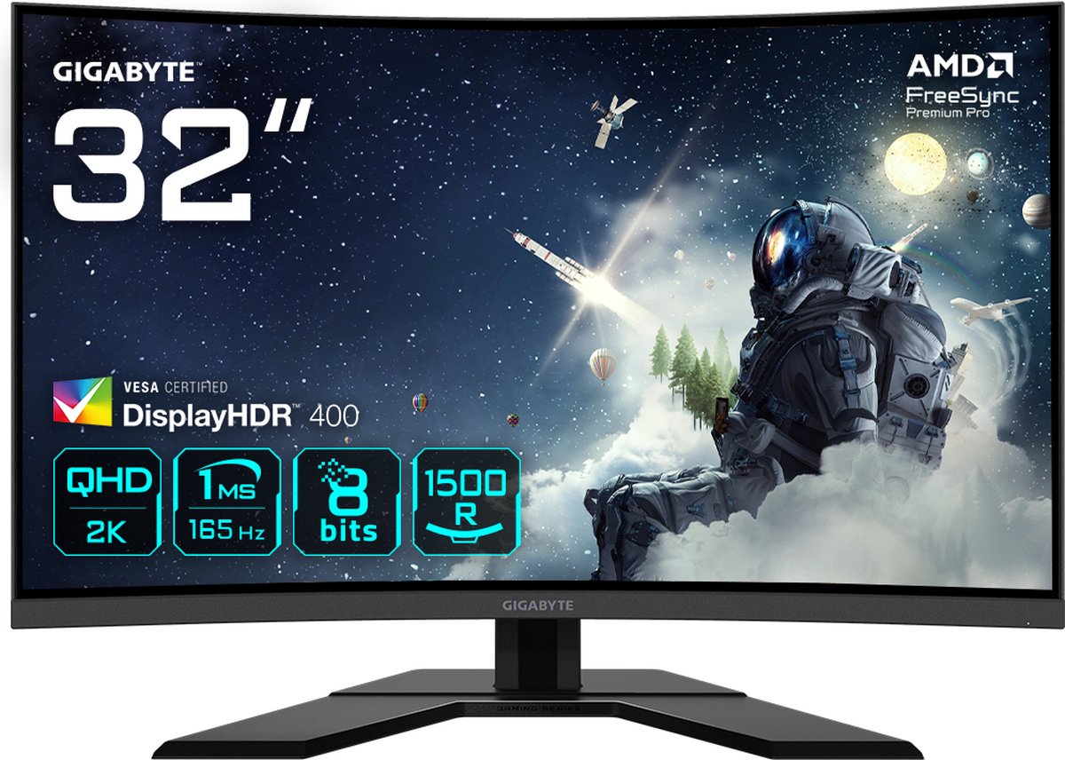 Gigabyte G32QC A 31,5" QHD Monitor