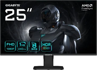 De GIGABYTE GS25F2A 24.5" monitor in één oogopslag