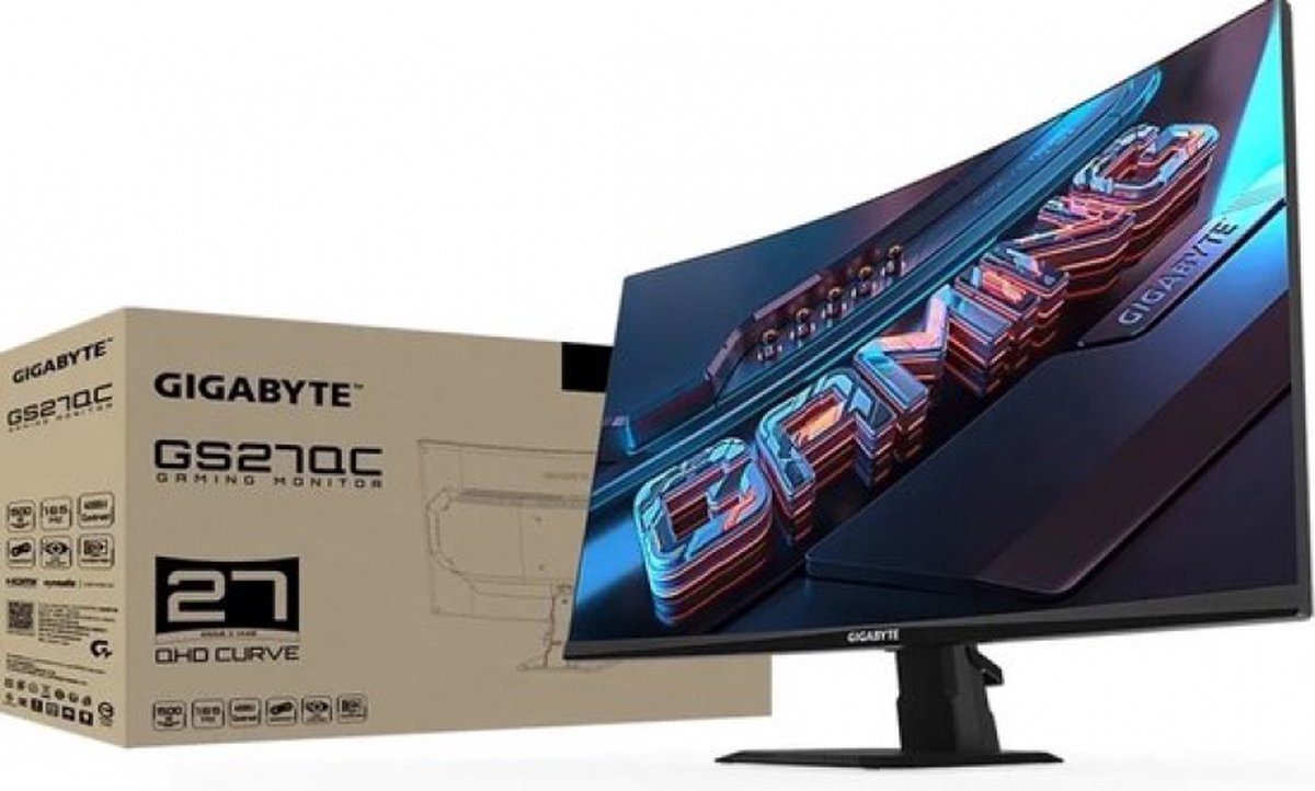Gigabyte GS27QC 27" Curved Monitor QHD 165Hz