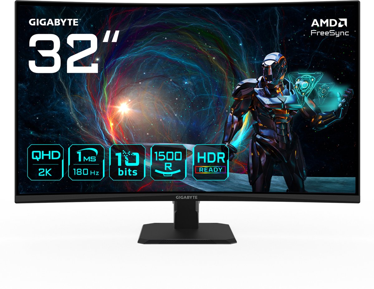 Gigabyte GS32QCA 32 inch QHD Gaming Monitor