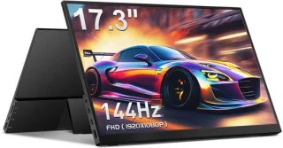 Gloovon® Draagbare Monitor 16 inch - Zwart