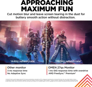 HP OMEN 27qs 27-inch Monitor