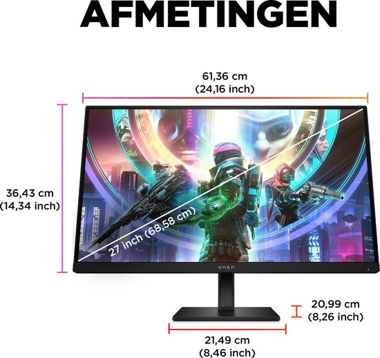 HP OMEN 27qs 27 Zoll Gaming Monitor