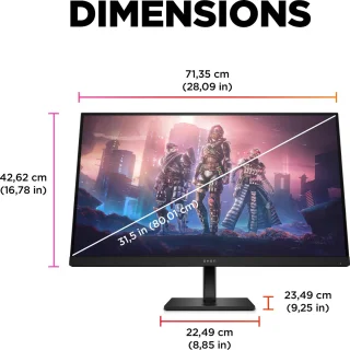 HP Omen 32Q 32 inch QHD Gaming Monitor