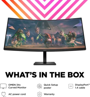 HP OMEN 34c 34-inch Monitor