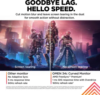 HP OMEN 34c 34-inch Monitor