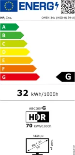 HP OMEN 34c 34-inch Monitor