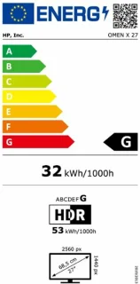 HP OMEN X 27 QHD Gaming Monitor