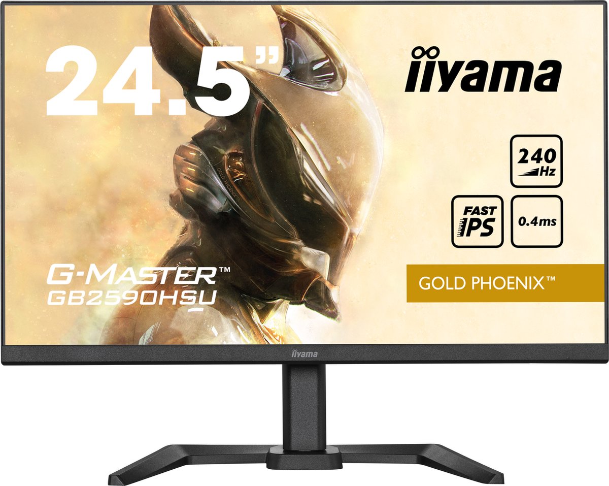 De iiyama G-Master GB2590HSU-B5 Gold Phoenix 25" IPS Monitor in één oogopslag