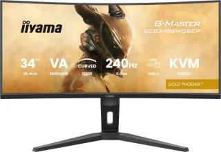 iiyama G-Master GB3486WQSCP-B1 Gold Phoenix Curved 34" WQHD