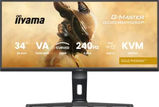 iiyama G-Master GB3486WQSCP-B1 Gold Phoenix Curved 34" WQHD