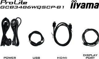 iiyama G-Master GB3486WQSCP-B1 Gold Phoenix Curved 34" WQHD