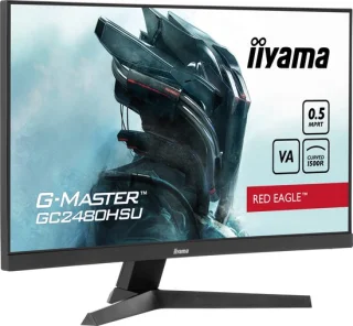 iiyama G-Master GC2480HSU-B1 Red Eagle 24" Curved Monitor