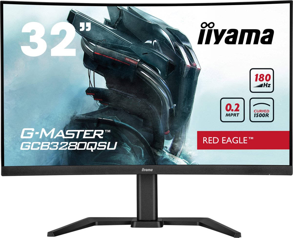 iiyama G-Master GCB3280QSU-B2 Red Eagle 32" Curved Monitor