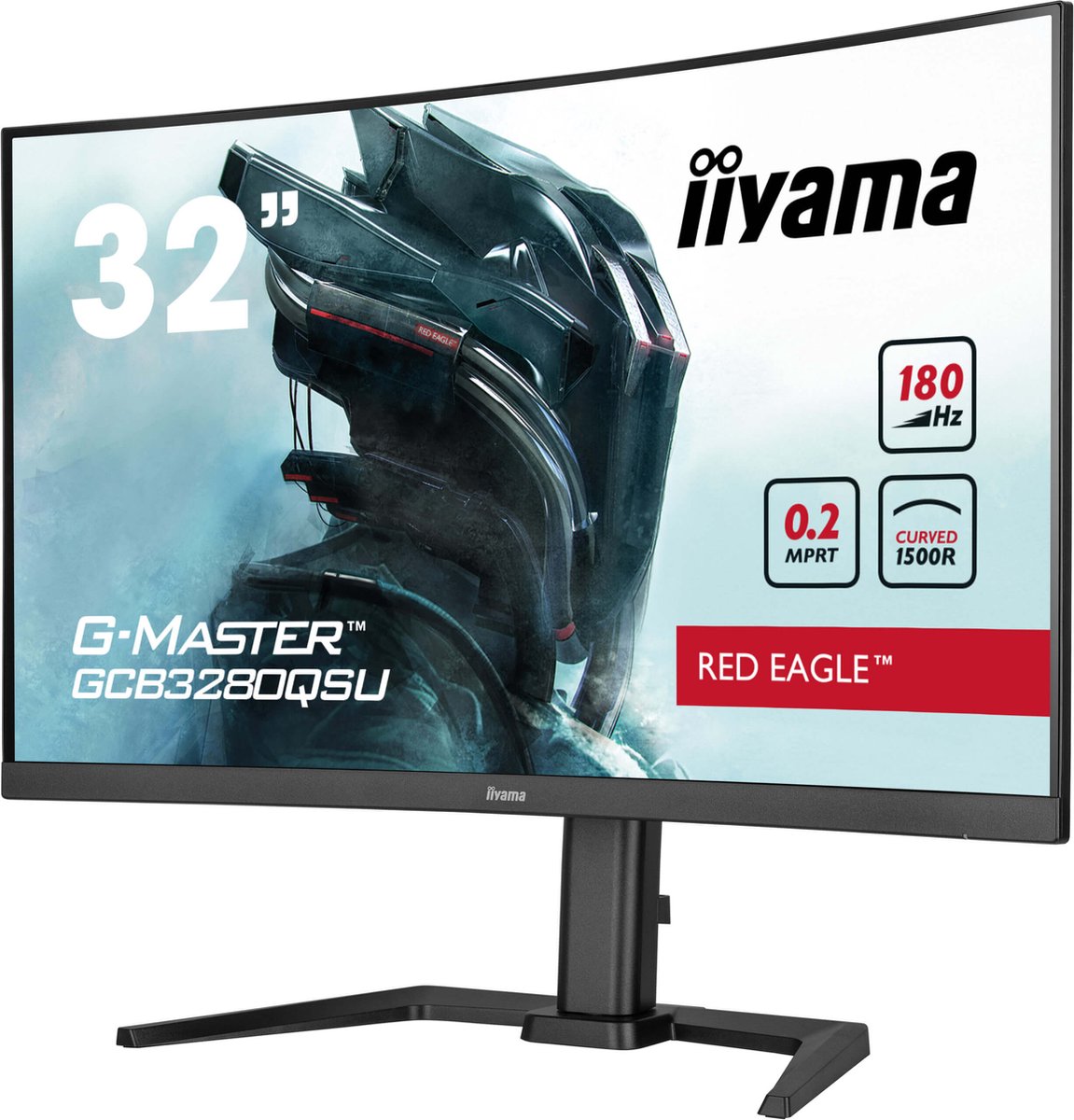 iiyama G-Master GCB3280QSU-B2 Red Eagle 32" Curved Monitor