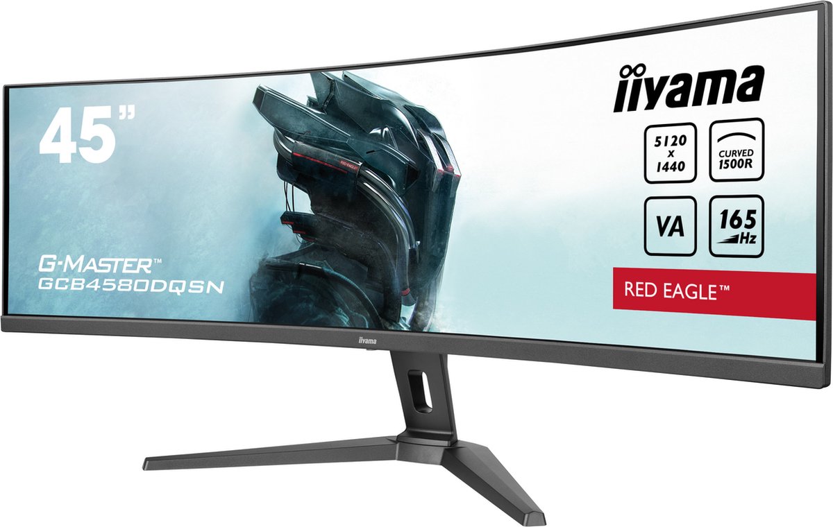iiyama G-Master GCB4580DQSN-B1 Red Eagle 45 Inch Curved Monitor