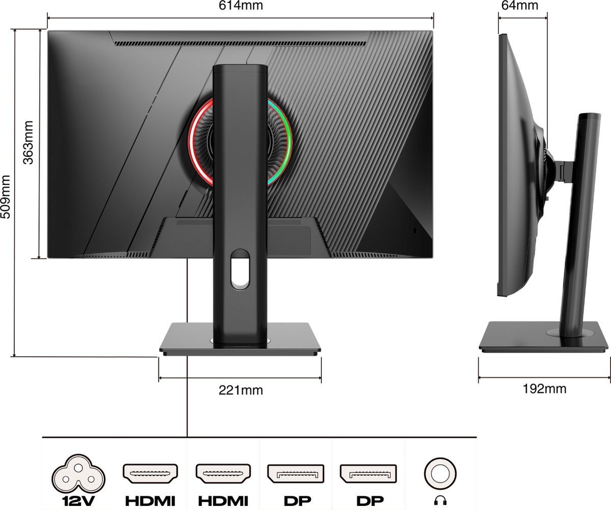 JAPANNEXT JN-27IPS165WQHDR-HSP 27" Monitor