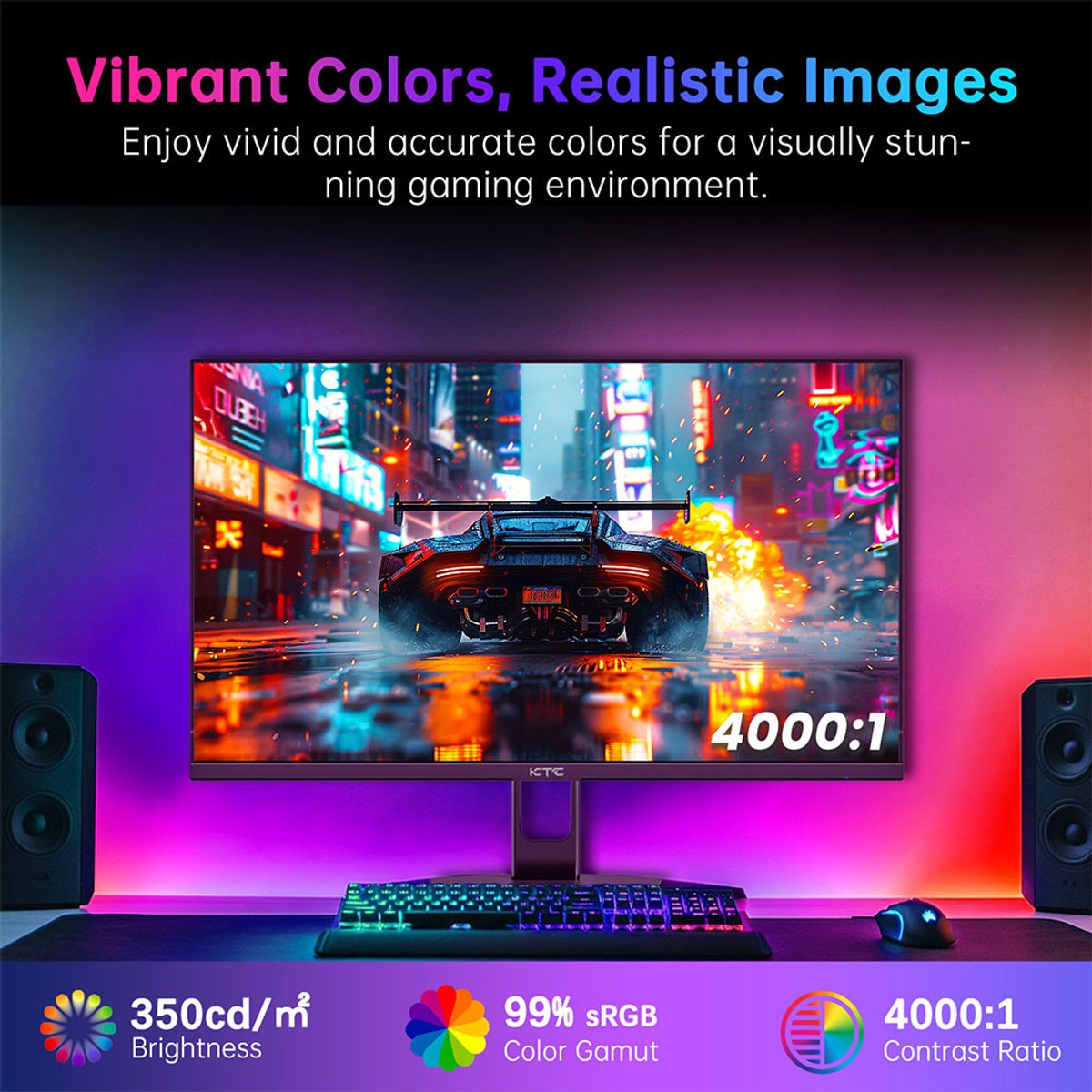 KTC H27E22P 27 inch Gaming Monitor FHD 240Hz