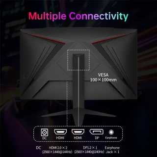 KTC H27S25E 27 Inch Gaming Monitor QHD 240Hz