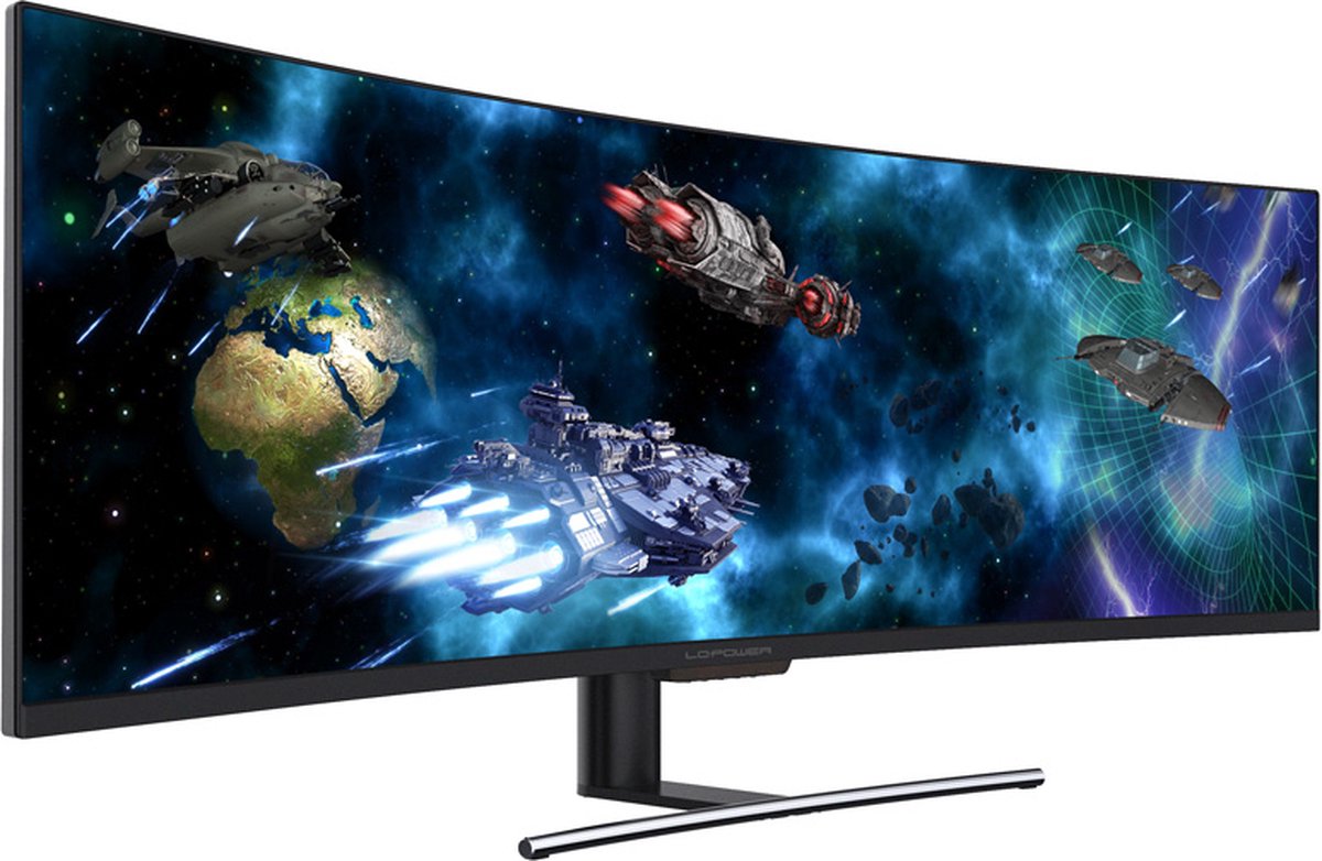 LC-Power LC-M49-DFHD-144-C-Q 49" UltraWide QLED LED Display