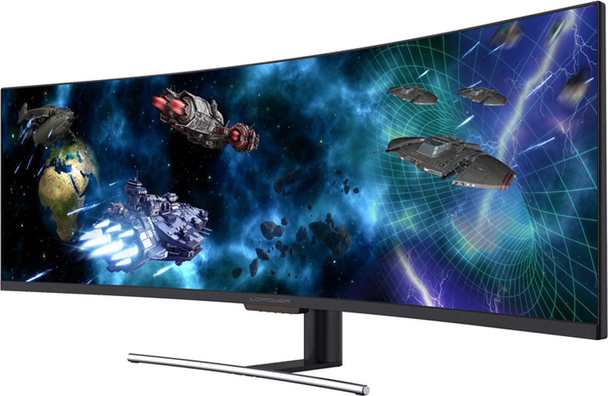 LC-Power LC-M49-DFHD-144-C-Q 49" UltraWide QLED LED Display