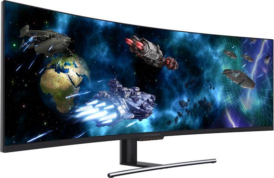 LC-Power LC-M49-DFHD-144-C-Q 49" UltraWide QLED LED Display