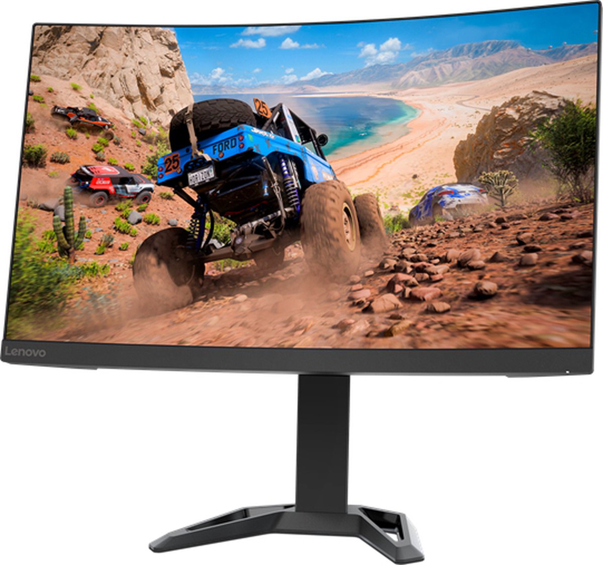 Lenovo G27qc-30 27" QHD Monitor Zwart
