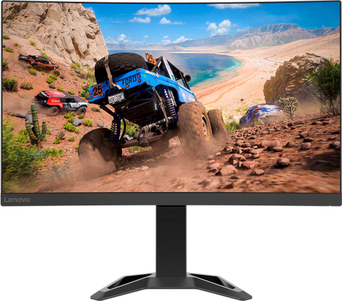 Lenovo G27qc-30 27" QHD Monitor Zwart